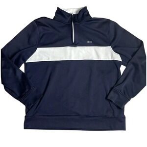 Izod Golf Fleece Lined Quarter Zip Performance Pullover Sweatshirt XL